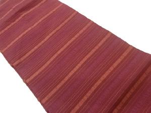 ふくれ織横段模様織出し名古屋帯